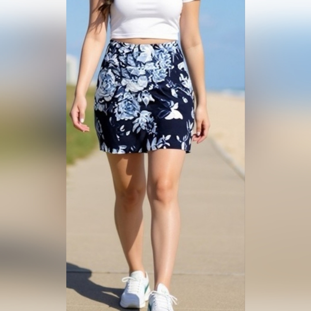 S.C. & CO. 360 Degree Double Wraparound Tummy Control Skort, XL,Item#1673719🌞